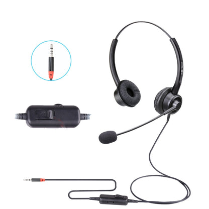 VT200D Double Ears Telephone Headset Operator Headset With Mic,Spec:, PC Double Plug, Crystal Head, Crystal Head with Tuning, PC Double Plug with Tuning, 3.5mm Single Plug with Tuning, USB Head with Tuning