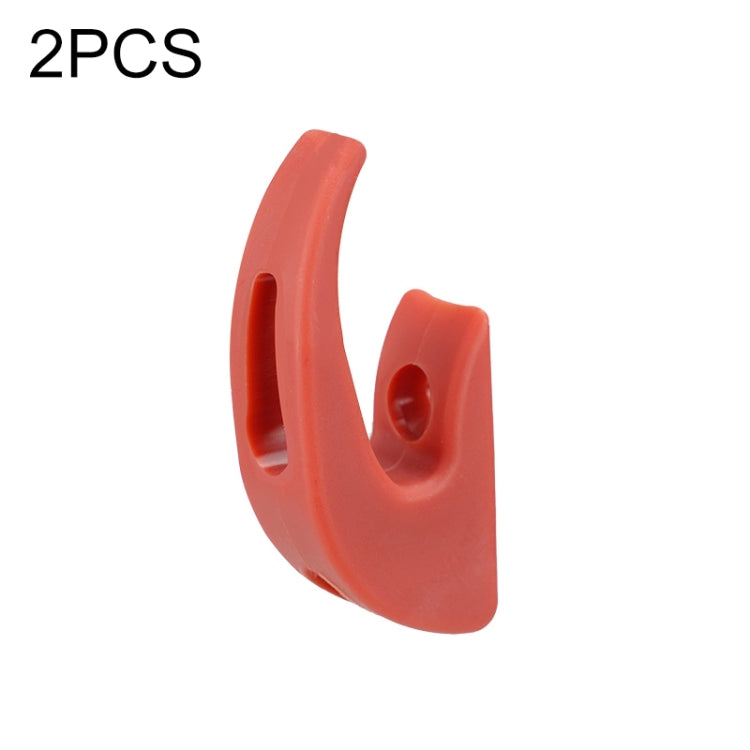 2pcs For Xiaomi M365 Series Electric Scooter Universal Storage Hook, Storage Hook Red, Storage Hook White, Storage Hook Black