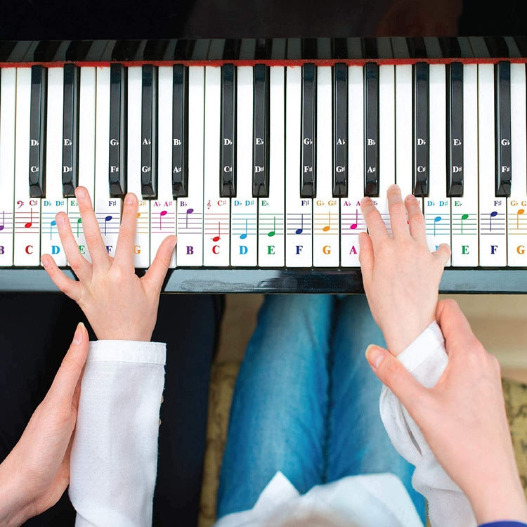 5PCS Children Piano Keyboard Color Stickers Musical Instrument Accessories, QT-005, QT-005-A, QT-0302