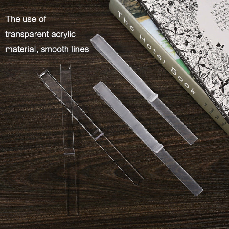 1 Pair PJ1226 Music Spectrum Clipplane Tablature Clip Music Song Clip, Transparent