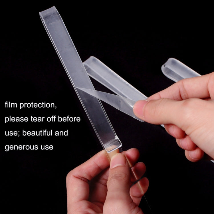 1 Pair PJ1226 Music Spectrum Clipplane Tablature Clip Music Song Clip, Transparent