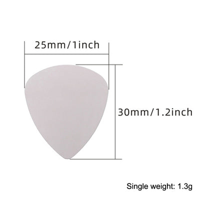 10PCS Thumb Fingers Metal Stainless Steel Bayse Guitar Paddles, Steel Bayse Guitar Paddles