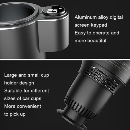 Car Digital Display Fast Cooling and Heating Cup, Style:, Generation 1 Black, Generation 3 Gray, Generation 3+EU Plug, Generation 3+EU Plug+Cup