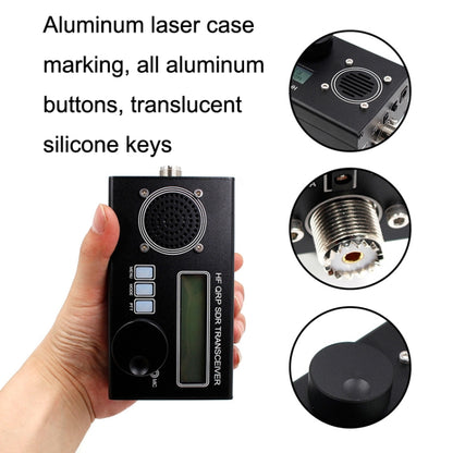 Mini 8 Band SSB/CW QRP Transceiver For Ham Radio, Style:, Host + Hand Mi  + US, Host + Hand Mi + EU
