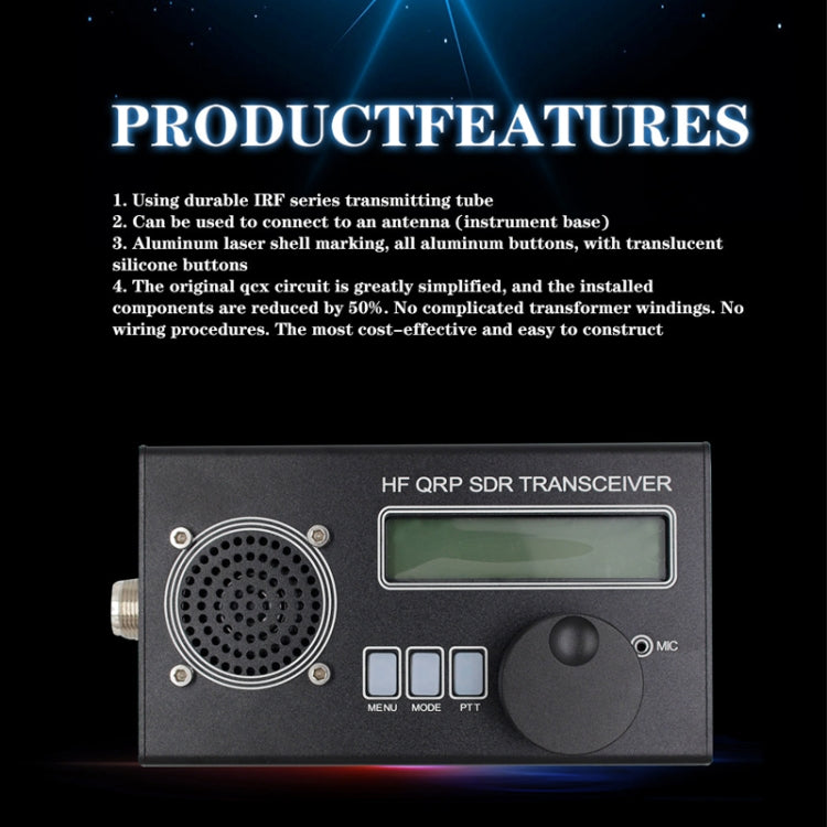 Mini 8 Band SSB/CW QRP Transceiver For Ham Radio, Style:, Host + Hand Mi  + US, Host + Hand Mi + EU, Host+Hand Mi