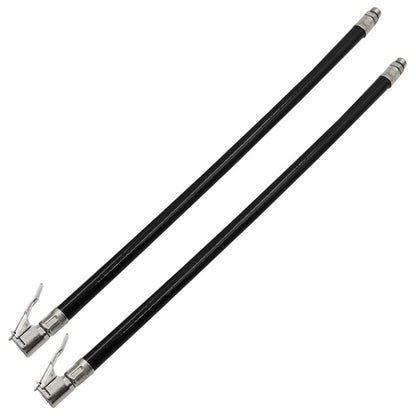 2 PCS Bicycle Car Tire Rubber Tube Pump Nozzle, Specification:, 9.5mm Black, 12.5mm Black, 9.5mm Blue, 12.5mm Blue