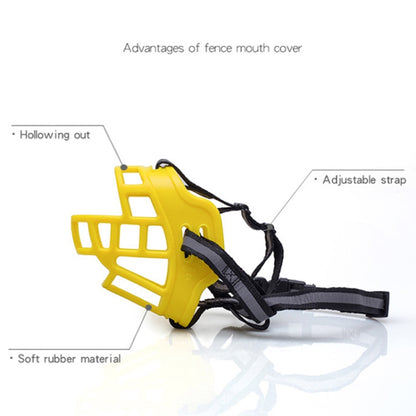 Reflective Pet Mouth Cover Anti-bite Anti-Chewing Adjustable Dog Muzzle Dog Mask, NO.1, NO.2, NO.3, NO.4, NO.5, NO.6