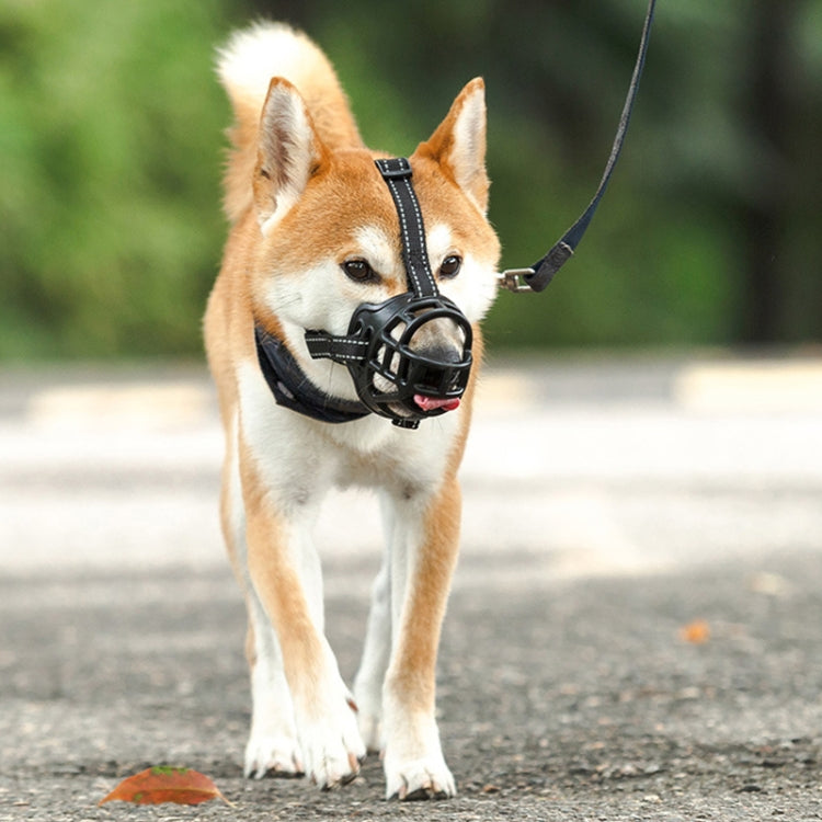 Reflective Pet Mouth Cover Anti-bite Anti-Chewing Adjustable Dog Muzzle Dog Mask, NO.1, NO.2, NO.3, NO.4, NO.5, NO.6