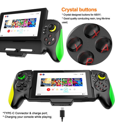 STK-7037 For Switch Game Controller with 6-axis Somatosensory Burst Function, STK-7037 (Yellow Green)
