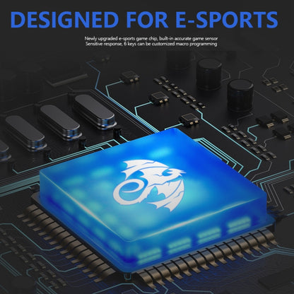 LEAVEN X6 6 Keys Game Computer Ergonomic Wired Mouse, Cable Length: 1.42m
