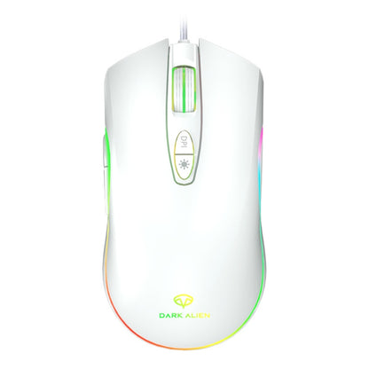 Dark Alien V600 7 Keys Office Computer Business Mouse, Cable Length: 1.42m