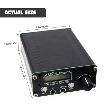 Usdr Usdx + V2 Plus 8 Band SDR Full Mode HF SSB QRP High Frequency Transceiver, Spec: EU Plug, EU Plug, US Plug