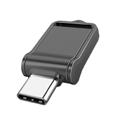 USB 2.0 + Type-C/USB-C High Speed ??Mini Computer and Phone Dual-purpose Rotary U Disk, 32GB, 64GB, 128GB