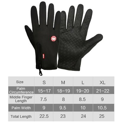 Winter Outdoor Riding Sports Waterproof Touch Screen Glove, M, L, XL, XXL