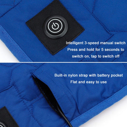 Winter USB Rechargeable Smart Seven Zone Heating  Anti-cold Sleeping Bag Pad, 198x62cm Black Gray, 198x62cm Blue Orange