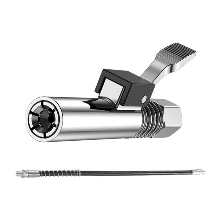 PC002 Lock Clamp Type High Pressure Grease Nozzle, Style:, Butter Mouth, Butter Mouth+30cm Hose, Butter Mouth+30cm Hose+3 Heads, Butter Mouth+40cm Hose, Butter Mouth+40cm Hose+3 Heads, Butter Mouth+60cm Hose, Butter Mouth+60cm Hose+3 Heads