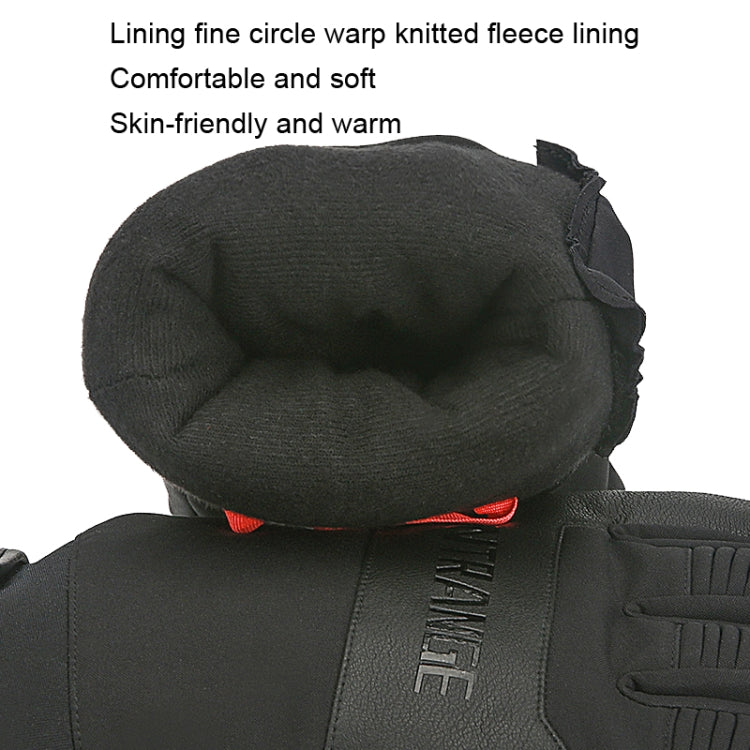 HUNTRANGE A055 Waterproof Riding Sports Touch Screen Keep Warm Gloves, L, XL
