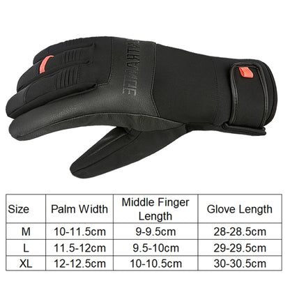 HUNTRANGE A055 Waterproof Riding Sports Touch Screen Keep Warm Gloves, L, XL
