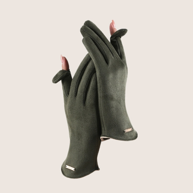 Touch Screen Plus Velvet Keep Warm Riding Gloves, Men Black, Men Gray, Men Camel, Women Pink, Women Milk White), Women Dark Green, Women Camel, Women Black