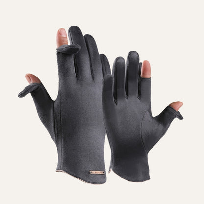 Touch Screen Plus Velvet Keep Warm Riding Gloves, Women Dark Green, Women Camel, Women Black, Men Black, Men Gray, Men Camel, Women Pink, Women Milk White)