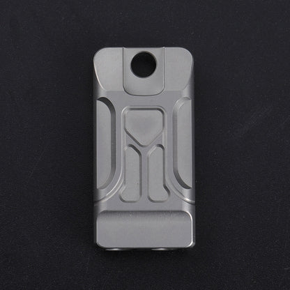 KS007A Titanium Alloy Whistle Dual Tube High Frequency Motion Survival Whistle, KS007A Sandblast, KS007A Stonewash