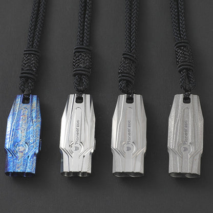 KS014 Dual Tube Outdoor Survival Referee Training High Frequency Whistle, KS014 Colorful, KS014 Natural Color, KS014 Sandblast, KS014 Stonewash
