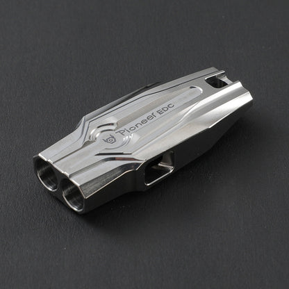 KS014 Dual Tube Outdoor Survival Referee Training High Frequency Whistle, KS014 Sandblast, KS014 Stonewash, KS014 Colorful, KS014 Natural Color