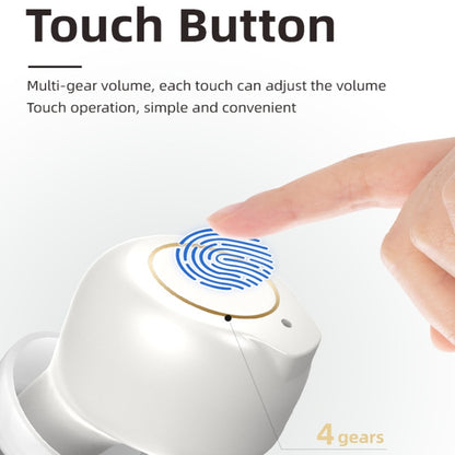 GM-902 Wireless Magnetic Charging Hearing Aids Elderly Sound Amplifier, (Red Blue+Black), (Skin-color+White), (Skin-color+Black)