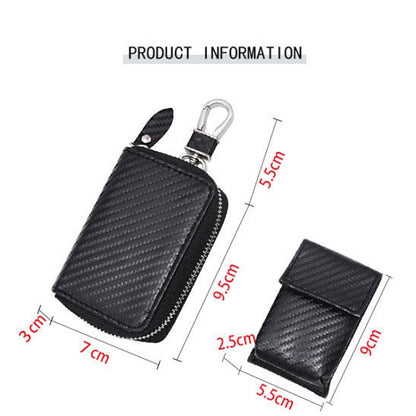RFID Signal Shielding Key Bag Isolation Bag Anti-demagnetization Card Bag, RFID Signal Shielding Key Bag