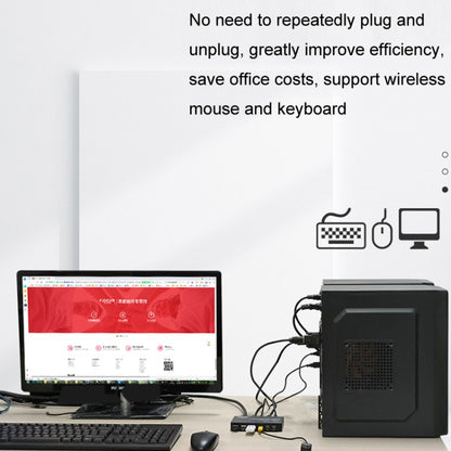 FJGEAR FJ-HK201A 60Hz HD Audio And Video HDMI To KVM Switcher, FJ-HK201A