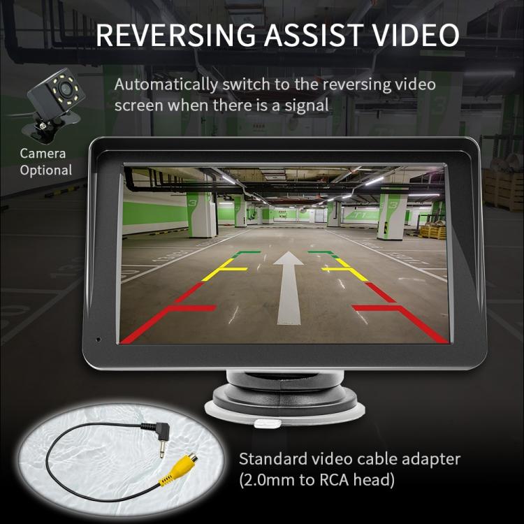 7 inch AHD Wireless CarPlay Car MP5 Player, Support Mobile Phone Interconnection, B5300 With Camera