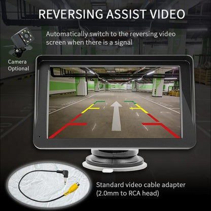 7 inch AHD Wireless CarPlay Car MP5 Player, Support Mobile Phone Interconnection, B5300 With Camera