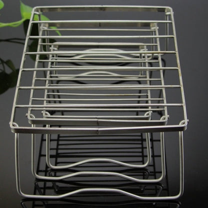 Outdoor Mini Portable Folding Grill Stainless Steel 304 Furnace Head Bracket, Size:, 17x15.5x9.5cm, 23x19.5x11cm, 27.5x23.5x13cm