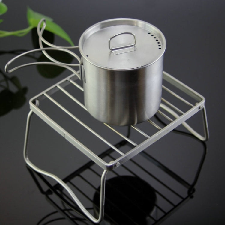 Outdoor Mini Portable Folding Grill Stainless Steel 304 Furnace Head Bracket, Size:, 17x15.5x9.5cm, 23x19.5x11cm, 27.5x23.5x13cm