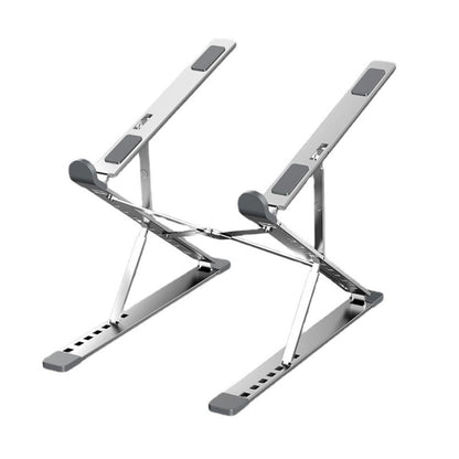 N8 Double-layer Foldable Lifting Aluminum Alloy Laptop Heat Dissipation Stand, N8 (Silver), N8 (Gray), N8 (Oxidized Silver)