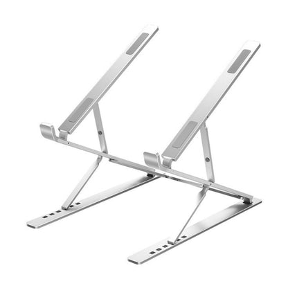 N8 Double-layer Foldable Lifting Aluminum Alloy Laptop Heat Dissipation Stand, N8 (Silver), N8 (Gray), N8 (Oxidized Silver)