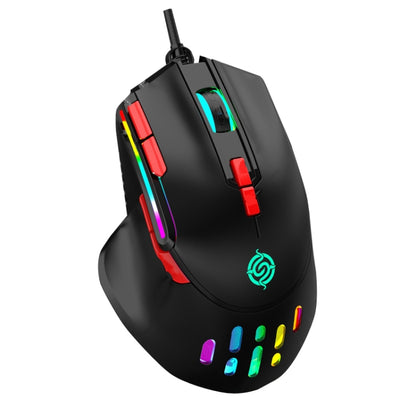 K-Snake Q15 9 Keys RGB Light Effect Wired Mechanical Mouse, Cable Length: 1.5m, Q15 White, Q15 Black
