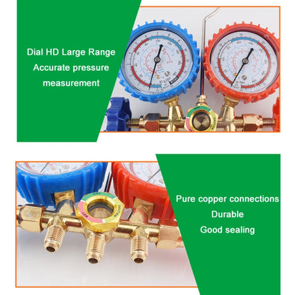 Car Air Conditioning Refrigeration Fluoridation Double Meter Valve