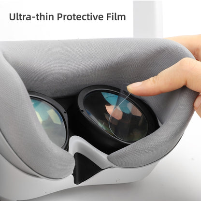 For PICO 4 VR Glasses 2 Pairs Lens Film + 2pcs Panel Film Set, For PICO 4