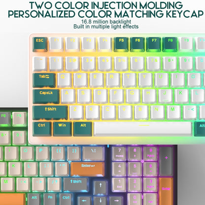 ZIYOU LANG  K3 100 Keys Game Glowing Wired Mechanical Keyboard, Cable Length: 1.5m, Style:, K3 Micro Light Version Green Axis, K3 Micro Light Version Red Axis, K3 Water Green Version Green Axis, K3  Water Green Version Red Axis, K3 Bee Version Red Axis...