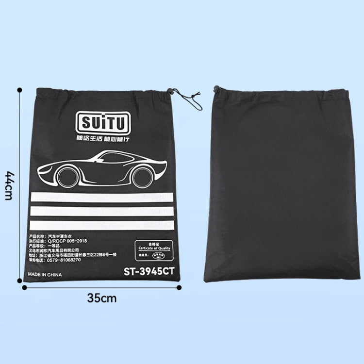 SUITU R-3945 Car Winter Front Glass Snow Shield Defrost Sunshade Thickened Car Clothing, Style:, Non-magnet Clip Door, Non-magnet With Earmuffs, 5 Magnets With Earmuffs, Non-magnet Three Layers Thickened, 12 Magnets Three Layers Thickened