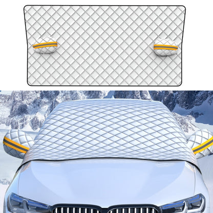 SUITU R-3945 Car Winter Front Glass Snow Shield Defrost Sunshade Thickened Car Clothing, Style:, Non-magnet Clip Door, Non-magnet With Earmuffs, 5 Magnets With Earmuffs, Non-magnet Three Layers Thickened, 12 Magnets Three Layers Thickened