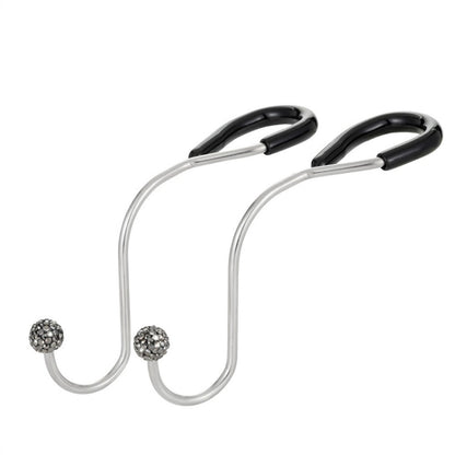 Multifunctional Car Seat Hooks With Diamond Inlay