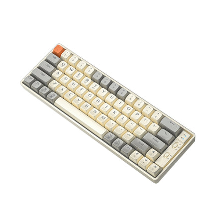 LANGTU GK65 65 Keys Wireless / Bluetooth / Wired Three Model Game Mechanical Keyboard, Cable Length: 1.5m, GK65 (Milk White), GK65 (Sky Blue)