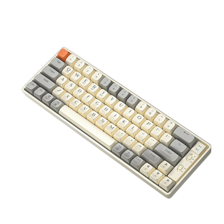 LANGTU GK65 65 Keys Wireless / Bluetooth / Wired Three Model Game Mechanical Keyboard, Cable Length: 1.5m, GK65 (Sky Blue), GK65 (Milk White)