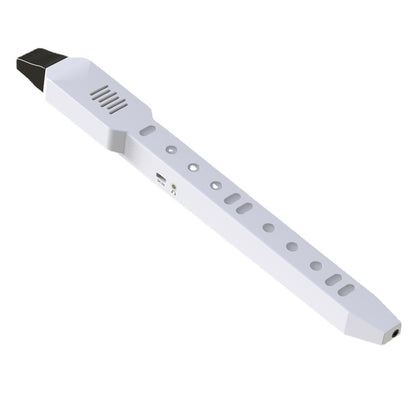 Mini Digital Electronic Saxophone Wind Instrument for Imitation of Various Musical Instrument Sounds, Electronic Saxophone White