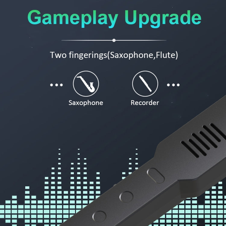 Mini Digital Electronic Saxophone Wind Instrument for Imitation of Various Musical Instrument Sounds, Electronic Saxophone White