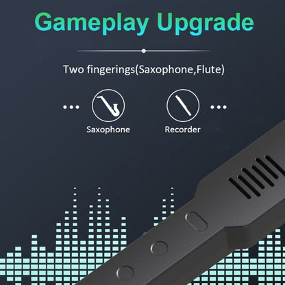 Mini Digital Electronic Saxophone Wind Instrument for Imitation of Various Musical Instrument Sounds, Electronic Saxophone White