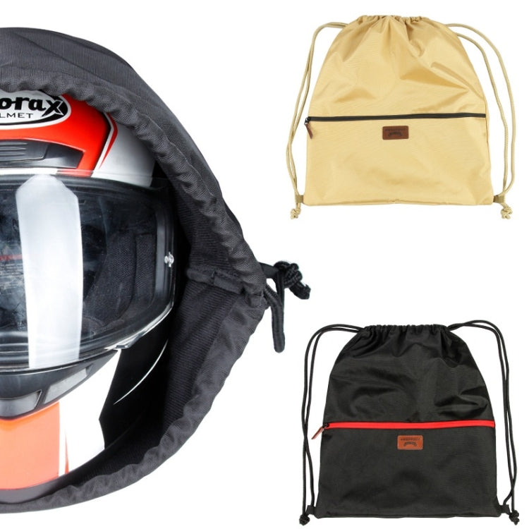 MESOROCK Outdoor Riding Motorcycle Helmet Waterproof Drawstring Bag, Yellow