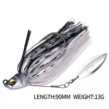 Lures Fake Bait Hubs Rotating Composite Sequins Noise Freshwater Sea Fishing Warped  Mouth Catfish Bait, 90mm C, 90mm D, 90mm E, 90mm F, 90mm G, 90mm A, 90mm B